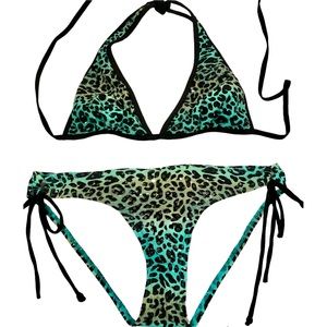 Guess leopard print bikini